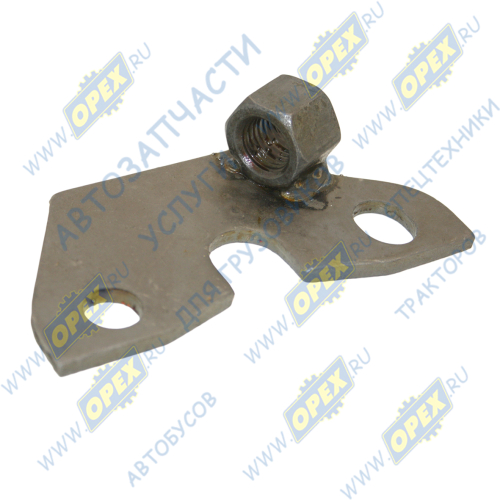 80-1602075-Б Кронштейн привода выключения сцепления МТЗ с гайкой М16х2 L=120 МТЗ РУП